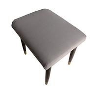 Fundas para taburetes - Protector suave duradero a prueba de polvo para dormitorio, tocador, taburete cuadrado, fácil de limpiar, diseño simple, cómodo, material de calidad