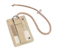 Fundas para tarjetas con cordón integrado para el cuello con accesorios de llavero para portadores profesionales