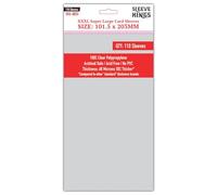 Fundas para tarjetas de alta calidad, XXXL súper grandes (101,5 mm x 203 mm), 110 fundas por paquete