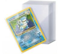 Fundas para tarjetas de intercambio, 66 x 92 mm, fundas transparentes para tarjetas de intercambio, accesorios para tarjetas coleccionables de Pokémon (500 unidades)
