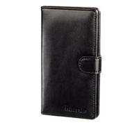 Hama Estuche para tarjetas de memoria Tarjetero Vegas – F/SC/MicroSD, cuero, 80x137x16 mm, negro