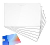 Fundas para Tarjetas Impermeable Fino Transparente PVC Ligero
