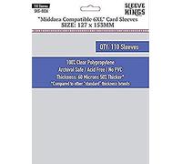 Fundas para tarjetas premium - Middara 6XL (127 mm x 153 mm) 110 fundas por paquete