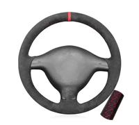 Fundas para Volante Coche Cubiertas para Volante de Coche elásticas para Seat para Leon MK1 Protector para Volante Trenzado, Envoltura Antideslizante Funda Volante(Red Thread)