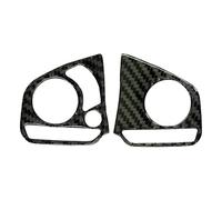 Fundas para Volante Coche Embellecedor Cubierta Panel Volante Fibra Carbono Real para Civic para 10. ° Gen 2016 2017 2018 2019 Carcasa Decorativa Volante(Type A)