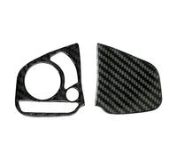 Fundas para Volante Coche Embellecedor Cubierta Panel Volante Fibra Carbono Real para Civic para 10. ° Gen 2016 2017 2018 2019 Carcasa Decorativa Volante(Type B)