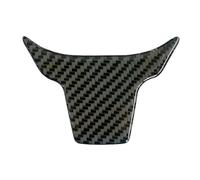 Fundas para Volante Coche Embellecedor Cubierta Panel Volante Fibra Carbono Real para Civic para 10. ° Gen 2016 2017 2018 2019 Carcasa Decorativa Volante(Type D)