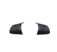 Fundas para Volante Coche Embellecedor para Cubierta Volante Textura Fibra Carbono para VW para Golf 6 MK6 para Passat para B7 para Sharan para Polo Estilo Coche Carcasa Decorativa Volante(B 2pcs)