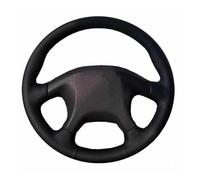 Fundas para Volante Coche Funda De Volante De Cuero Artificial Cosida A Mano para Mitsubishi para Pajero Old para Mitsubishi para Pajero para Sport Car Accessory Cubierta Volante Coche(Azul)