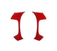 Fundas para Volante Coche para Chevy para Tahoe para Suburban 2007-2014 Accesorios Interiores Pegatinas Coche Panel Volante Embellecedor Cubierta Decorativa Carcasa Decorativa Volante(Red Sticker A)