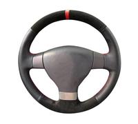 Fundas para Volante Coche Protector Personalizado para Volante Coche Gamuza Antideslizante Trenzada para Golf 5 Mk5 para Passat B6 para Jetta 5 Mk5 para Tiguan 2007-2011 Cubierta Volante Coche(Rojo)