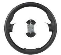 Fundas para Volante de Coche Cosidas a Mano (DIY), para Renault Clio 4 (IV) Kaptur Captur 2019, Funda de Cuero Transpirable para Volante