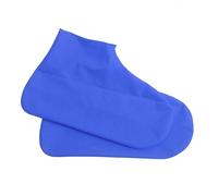 Fundas para zapatos antideslizantes, resistentes, ligeras, reutilizables, protectores para botas de lluvia para hombres y mujeres, senderismo al aire libre, viajes, tamaño de (Azul)