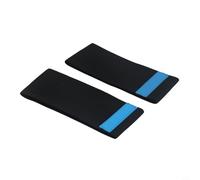 Fundas para zapatos de patinaje sobre ruedas para patines de velocidad y patines blandos diseñadas para evitar arañazos y prolongar la vida útil del patín (talla S (tamaño 25-33) negro)