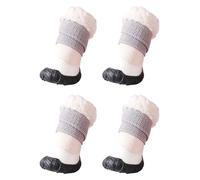 Fundas para zapatos de perro, 1.57 x 1.18 x 3.15 pulgadas, protectores de patas, zapatos de invierno lavables para perros, calzado al aire libre para perros pequeños a medianos, paseos de invierno