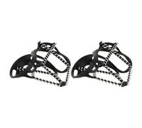 Fundas para zapatos de primavera construidas con textura de goma antideslizante y matriz de picos de acero al manganeso para un mejor control en senderos cubiertos de nieve y calles de la ciudad