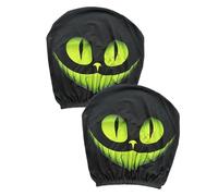 Fundas parachoques coche | 1 par de tapas para cabecero de vehículo estilo dibujos animados | Protección decorativa para vehículos | Uso diario viajes por carretera y conmutación