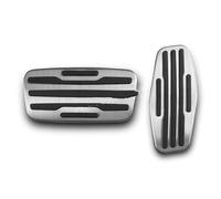 Fundas Pedal Embrague Freno Para Chevy Para Chevrolet Para Tahoe Para Silverado 1500 2019-2023 Juego Cubiertas Almohadilla Pedal Acelerador Freno Pie Acero