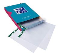 Fundas perforadas, A4, cristal, transparente, de Elba Box of 100