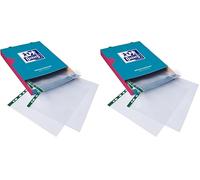 Fundas perforadas, A4, cristal, transparente, de Elba Box of 100 (Paquete de 2)