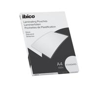 ACCO Ibico Láminas para plastificar Basics A4, acabado brillante, grosor estándar, pack 100
