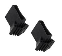 Fundas plegables para patas de escalera, protectores antideslizantes de goma, tapas protectoras para patas de escalera, paquete de 2