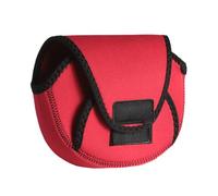 Fundas portátiles para carretes giratorios, bolsa de almacenamiento de pesca, fundas protectoras para carrete de pesca, Red, 20x16.5