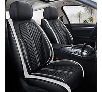 Fundas protectoras asiento coche 5d Delantero + Asiento Trasero Fundas Coche Para Toyota Para Yaris Para Corolla Para Levin Para Sienta Para Para Venza Para Allion Para Supra(Black white,Standard)