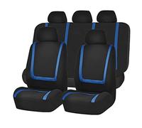Fundas protectoras asiento coche Juego 9 Piezas Fundas Asiento Coche Delanteras Y Traseras Para Koleos Para Laguna Para Logan Para Megane Para Sandero Para Senia 1 2 3(9pcs Set Blue)