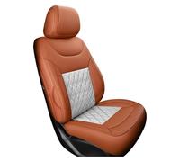 Fundas Protectoras Asientos Coche Para Hyundai Para I30 Ix35 I20 I10 I40 Para Solaris Para Creta Para Tucson Para Kona Para Terracan Para Santa Fe Cubierta Asiento Coche Cuero(marrón,No pillow)
