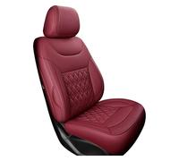 Fundas Protectoras Asientos Coche Para Hyundai Para I30 Ix35 I20 I10 I40 Para Solaris Para Creta Para Tucson Para Kona Para Terracan Para Santa Fe Cubierta Asiento Coche Cuero(Wine Red,No pillow)