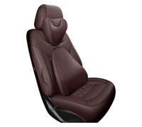 Fundas Protectoras Asientos Coche Para Hyundai Para Terracan Para Santa Fe Para Acento Para Creta Para Tucson Para Kona Cojín Asiento Coche Protección Conjunto Fundas(Coffee,With pillow)