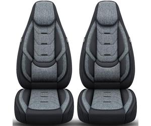 Fundas protectoras compatibles para Nissan Qashqai 1 J10 2006-13 en negro/gris H1