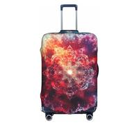 Fundas protectoras de equipaje con diseño de mandala y cielo estrellado celestial, a prueba de polvo, para viajes, se adapta a equipaje de 18 a 32 pulgadas, multicolor, L(25"-28" Suitcase)