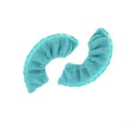 Fundas protectoras de patines de hielo para patines artísticos, forro suave y grueso, con apertura elástica que garantiza un ajuste seguro, costuras reforzadas, durabilidad (S, azul)