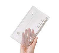 Fundas protectoras de PVC resistentes al agua con 6 anillos o 10 fundas protectoras perforadas con 6 agujeros con álbum de 20 bolsillos