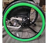 Fundas protectoras de silicona para llantas de silla de ruedas para mayor agarre y comodidad, ideal para uso diario y asistencia a la movilidad