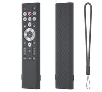 Fundas protectoras de silicona para mando a distancia Hisense Clase A7 U8 Series LCD 4K para Google TV 100U88N 85U88N 75U88N 65U88N 55U88N 43A7N 50A7N fundas antideslizantes lavables (gris oscuro)