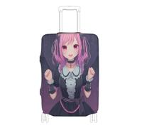 Fundas protectoras elásticas para equipaje, a prueba de arañazos, para equipaje de 18 a 32 pulgadas, Anime Evil Girl, L 26-28 in