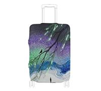 Fundas protectoras elásticas para equipaje, antiarañazos, para equipaje de 18 a 32 pulgadas, Multicolor Star Sky Willow Art, L 26-28 in