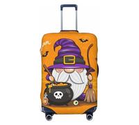 Fundas protectoras elásticas para equipaje de viaje de Halloween Happy Old Man B, de 45,7 a 81,3 cm, Black, S