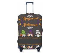 Fundas protectoras elásticas para equipaje de viaje de Halloween Happy Old Man I de 18 a 32 pulgadas, Black, S