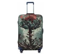 Fundas protectoras elásticas para equipaje de viaje, diseño de apocalipsis, de 18 a 32 pulgadas, Black, L