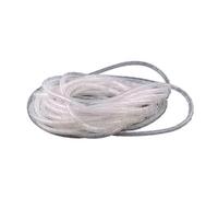 Fundas protectoras en espiral, Manguito de gestión cables 6 mm diámetro exterior y 4 interior, banda manguito, cubierta tubo ignífuga, protector línea, envoltura cable alambre(White,10 meter)