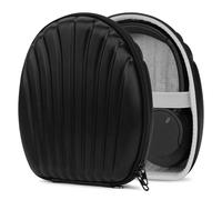 Fundas Protectoras Geekria compatibles con Sony WH-CH720N, WH-1000XM6, WH-1000XM5, WH-ULT900N y más, Estuche de Viaje rígido con Almacenamiento de Cables (Seashell Negro)
