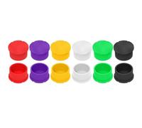 Fundas protectoras para botellas de laboratorio, 12 unidades, 3 ml, impermeables, reciclables, programación de múltiples colores, necesidades de clínica, protección de botellas reciclables, cascos de