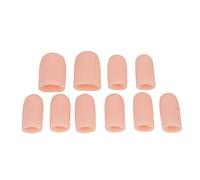 Fundas Protectoras Para Dedos De Los Pies, 10 Uds. Dedo Del Pie Tapa De Silicona Transpirable Alivio Del Dolor Dedo Del Pie Protector Para Callos Ampolla