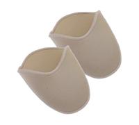 Fundas Protectoras para Puntas de Pie Talla Larga 1 Par Fibra | Beige, Recortables a Medida, Acolchado Antideslizante, Protección para Dedos en Escalada y Carrera