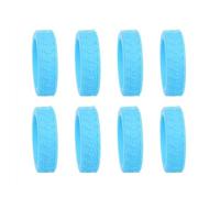 Fundas Protectoras para Ruedas, 8 Piezas de Cubiertas Goma Multicolores for Ruedas Equipaje Protectoras Que reducen el Ruido y ruedan Suavemente