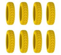 Fundas Protectoras para Ruedas, 8 Piezas de Cubiertas Goma Multicolores for Ruedas Equipaje Protectoras Que reducen el Ruido y ruedan Suavemente